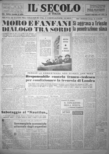 mercoledì 21 ottobre 1959