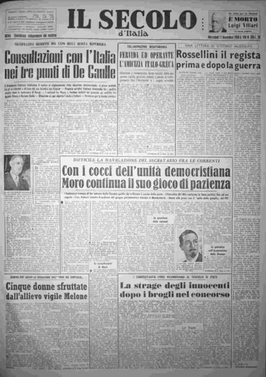 mercoledì 11 novembre 1959