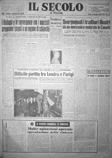 giovedì 12 novembre 1959