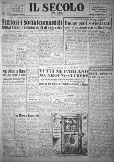 domenica 10 gennaio 1960