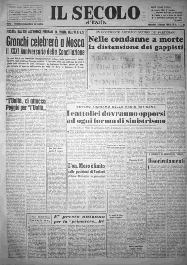 mercoledì 13 gennaio 1960