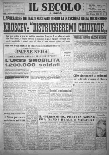 venerdì 15 gennaio 1960