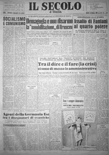 sabato 16 gennaio 1960