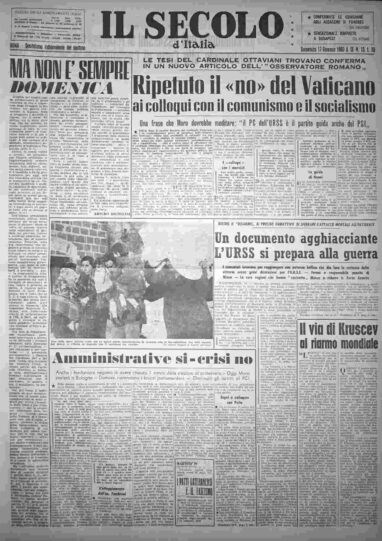 domenica 17 gennaio 1960