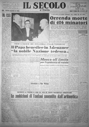 sabato 23 gennaio 1960