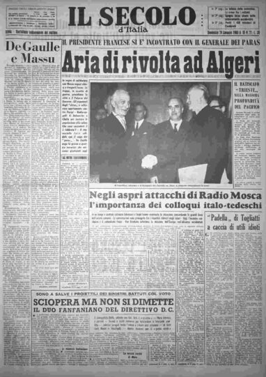 domenica 24 gennaio 1960