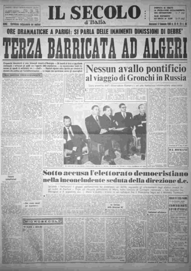 mercoledì 27 gennaio 1960