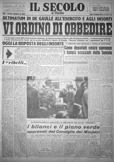 sabato 30 gennaio 1960