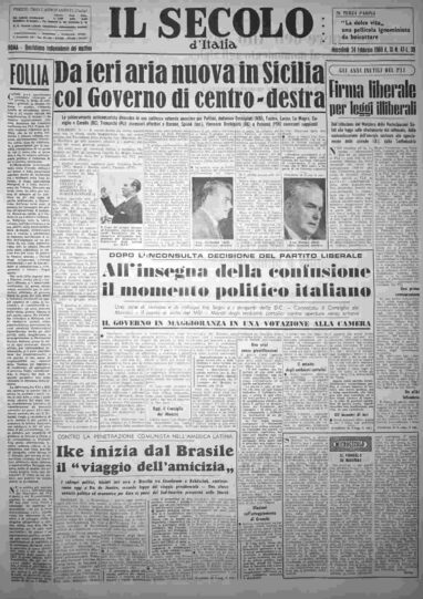 mercoledì 24 febbraio 1960