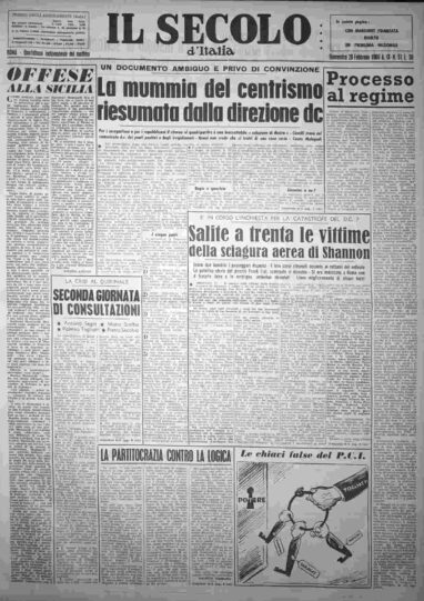 domenica 28 febbraio 1960