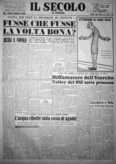 martedì 8 marzo 1960