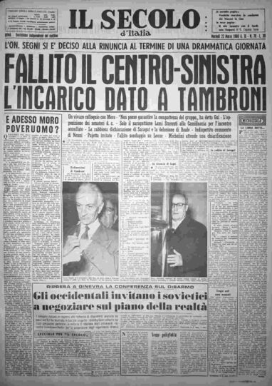 martedì 22 marzo 1960