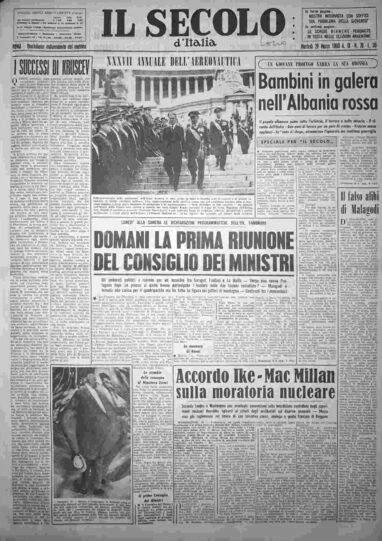 martedì 29 marzo 1960