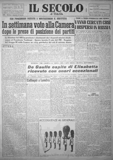 mercoledì 6 aprile 1960