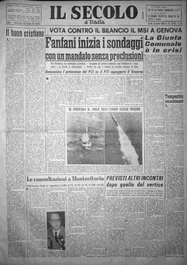 sabato 16 aprile 1960