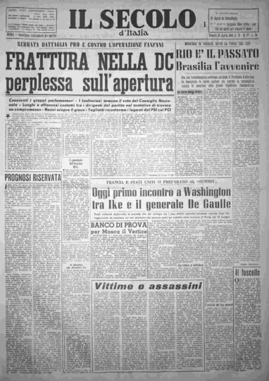 venerdì 22 aprile 1960