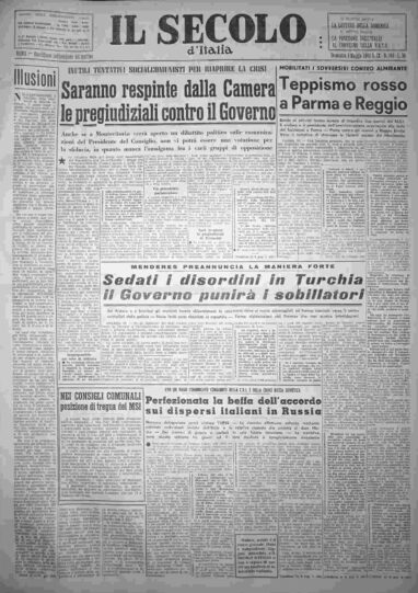 domenica 1 maggio 1960