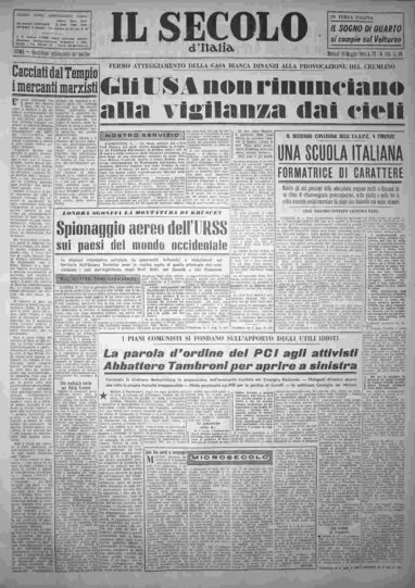 martedì 10 maggio 1960