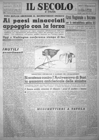 mercoledì 11 maggio 1960