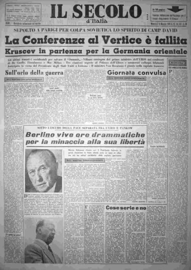 mercoledì 18 maggio 1960