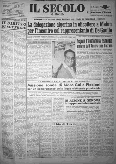 domenica 26 giugno 1960