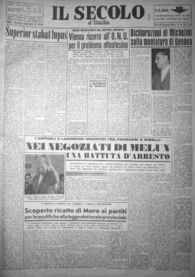 mercoledì 29 giugno 1960