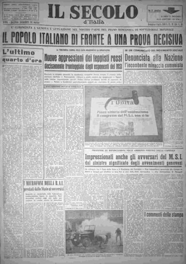 domenica 3 luglio 1960