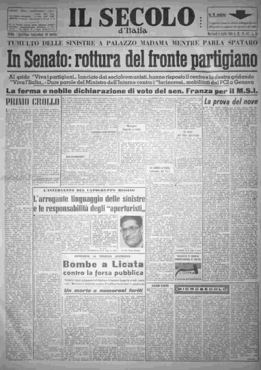 mercoledì 6 luglio 1960