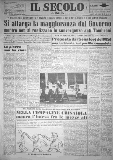 sabato 16 luglio 1960