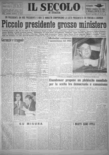 mercoledì 27 luglio 1960