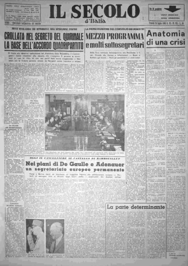 venerdì 29 luglio 1960