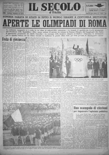 venerdì 26 agosto 1960