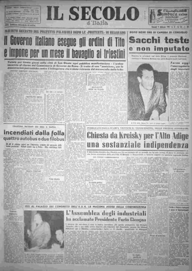 giovedì 9 febbraio 1961
