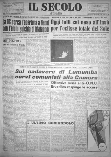 mercoledì 15 febbraio 1961