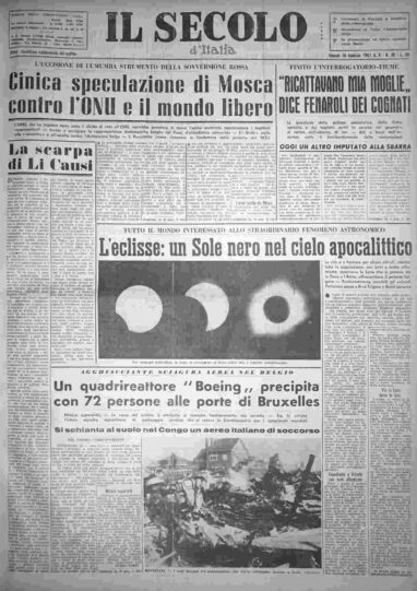 giovedì 16 febbraio 1961