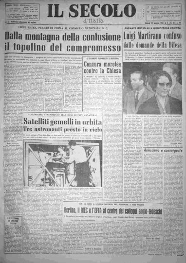 giovedì 23 febbraio 1961
