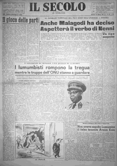 domenica 26 febbraio 1961