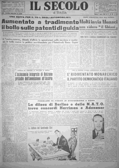 martedì 7 marzo 1961