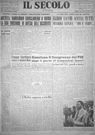mercoledì 8 marzo 1961