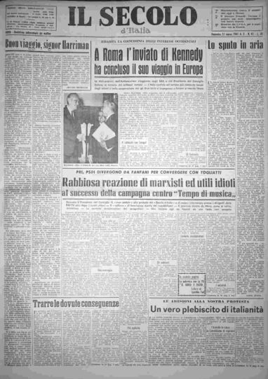 domenica 12 marzo 1961