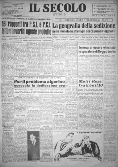 sabato 18 marzo 1961