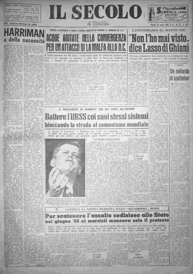 giovedì 23 marzo 1961