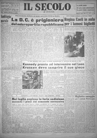 venerdì 24 marzo 1961