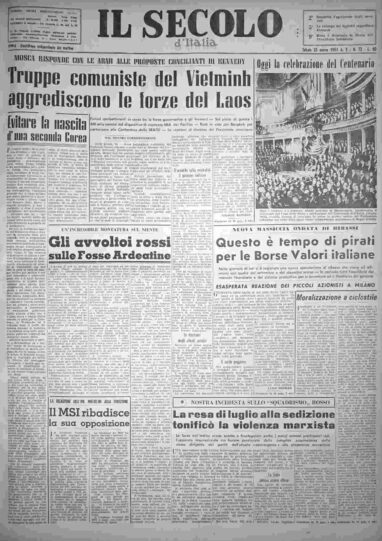 sabato 25 marzo 1961