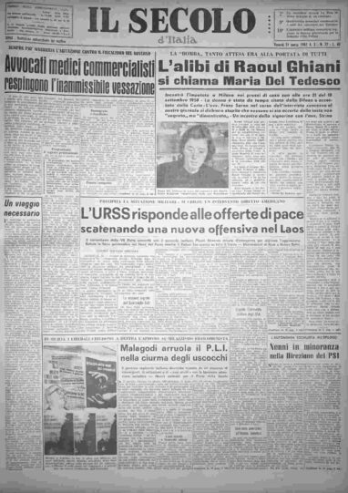 venerdì 31 marzo 1961