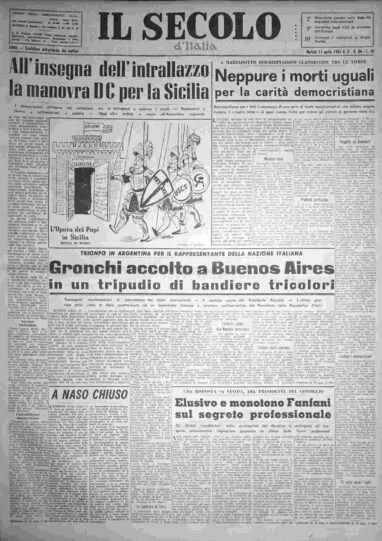 martedì 11 aprile 1961