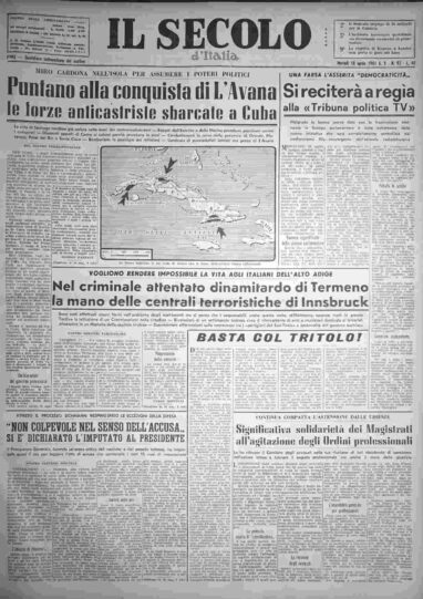 martedì 18 aprile 1961