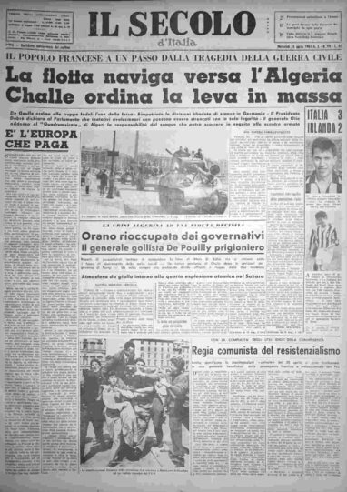 mercoledì 26 aprile 1961