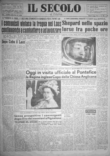 venerdì 5 maggio 1961