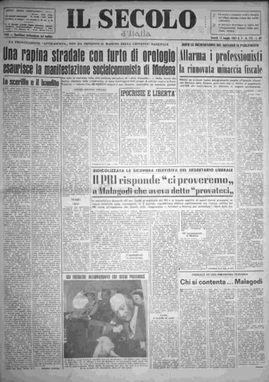 venerdì 12 maggio 1961